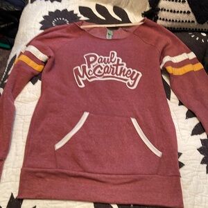 Paul McCartney Concert Varsity Sweatshirt